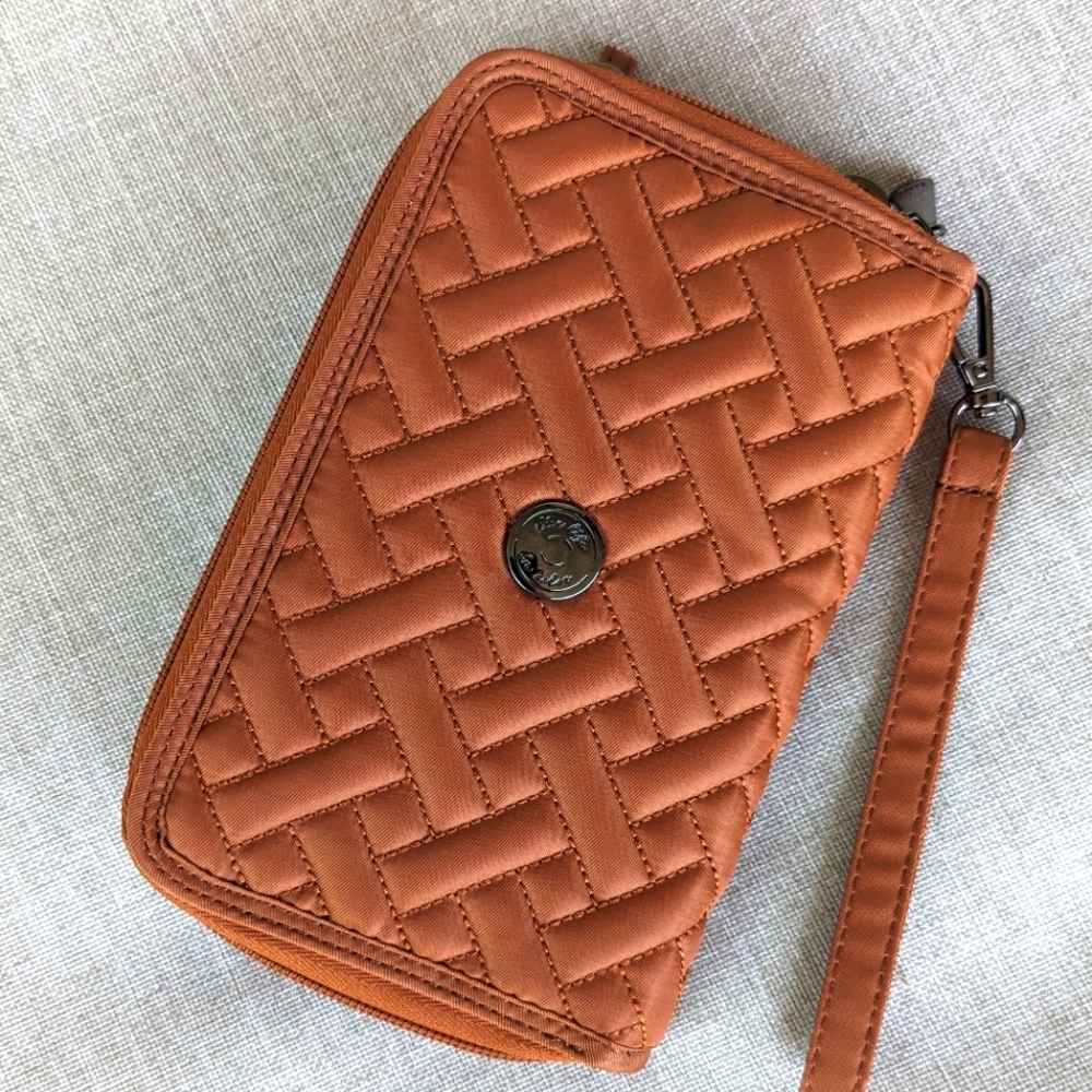 Lug Quickstep Crossbody/Wristlet Wallet in Copper